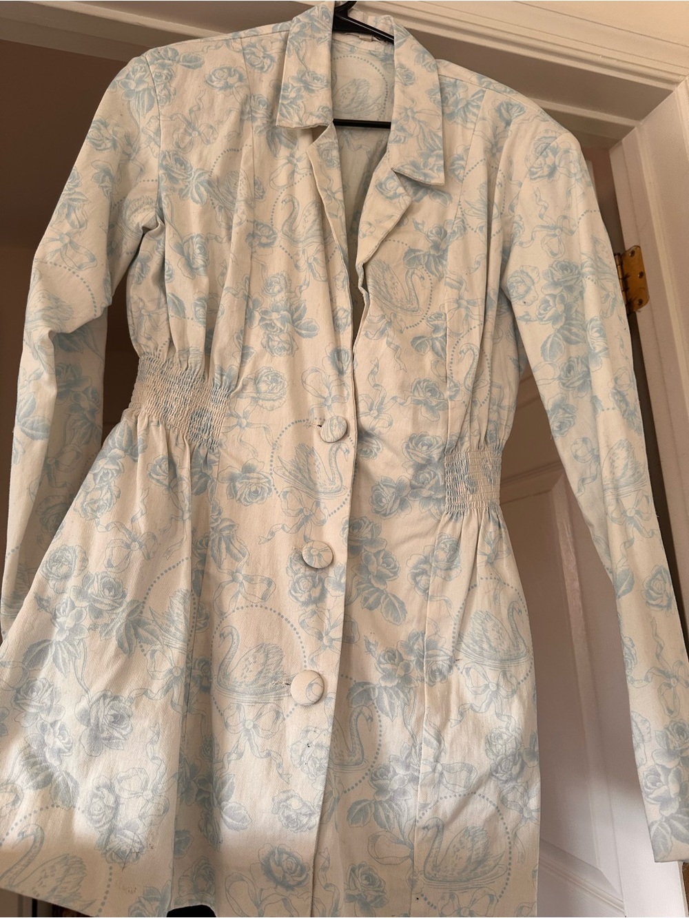 For love & lemons Floral Print Women's Button-Front Dress Jacket